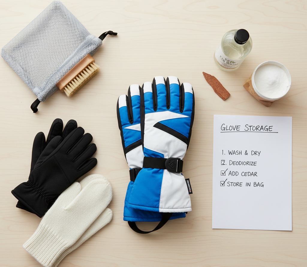 7 Proven Ways How to Store Ski Gloves Off-Season (Keep Them Like New!) "End-of-season glove storage checklist"