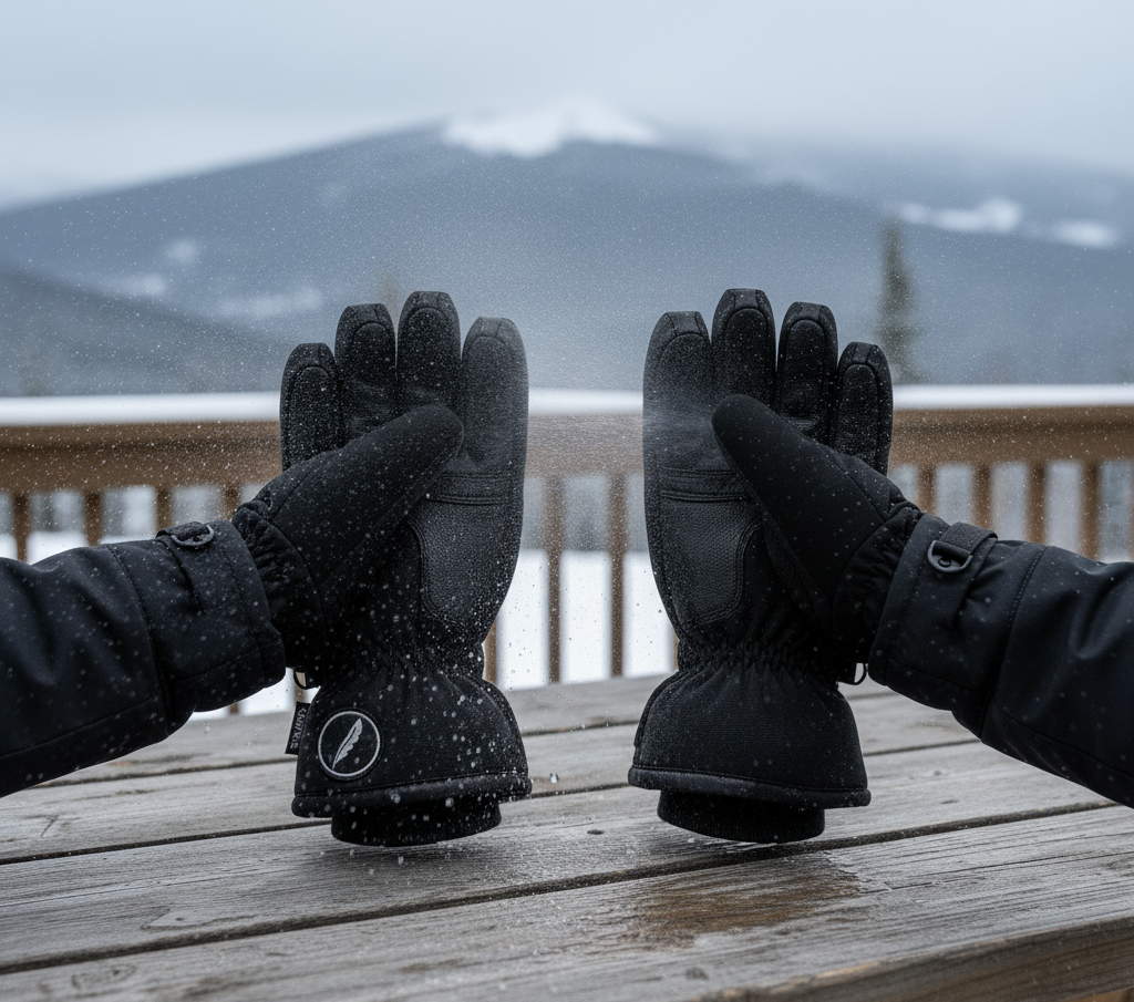 Home Waterproof vs Water-Resistant Ski Gloves