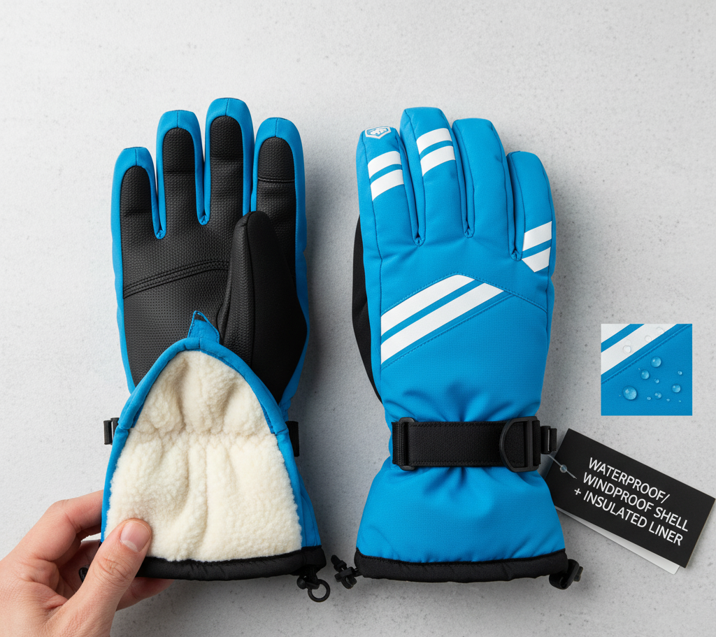 5 Smart Ways on How to Layer Ski Gloves for Extra Warmth Insulated ski gloves with waterproof shell layer