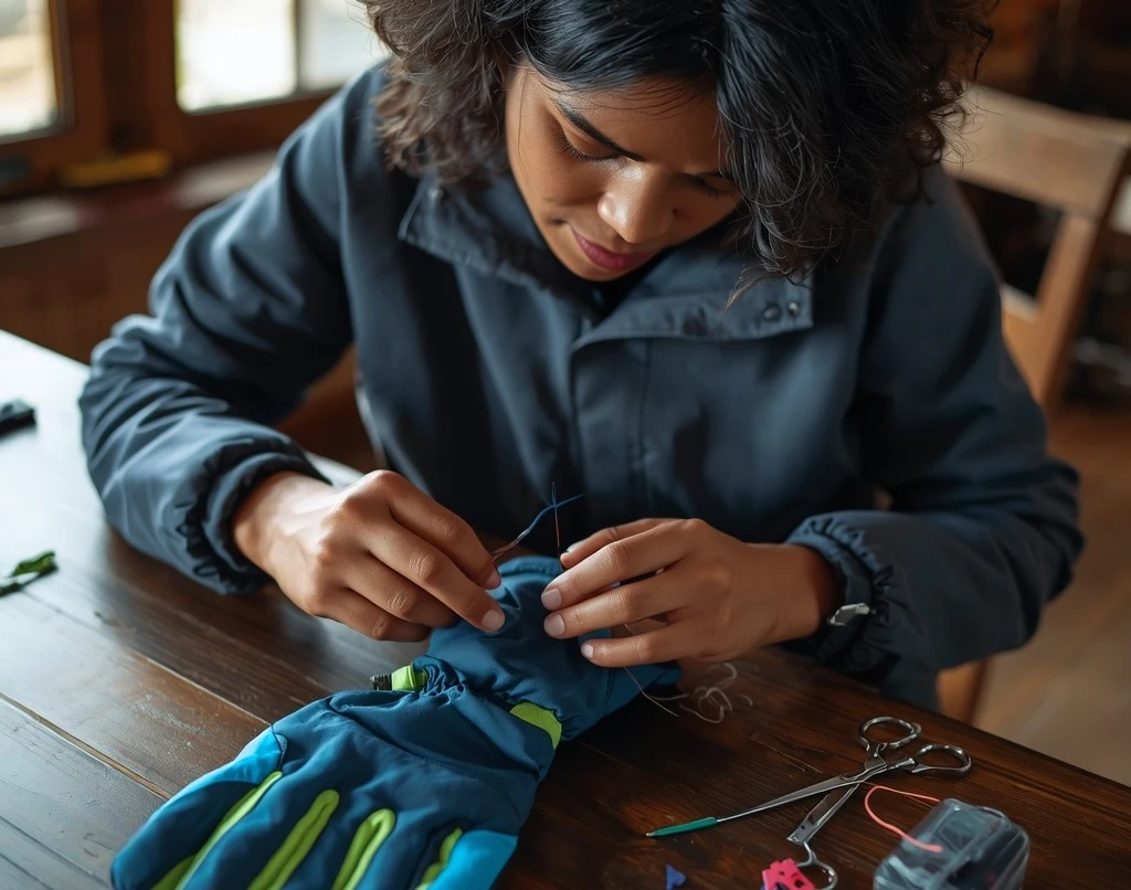 Sew Ski Gloves by Hand