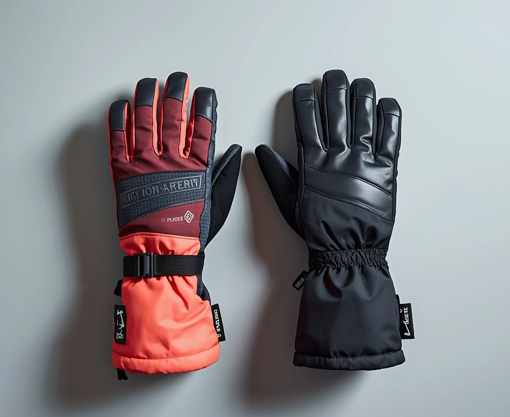 Ski gloves vs Snowboard gloves side by side