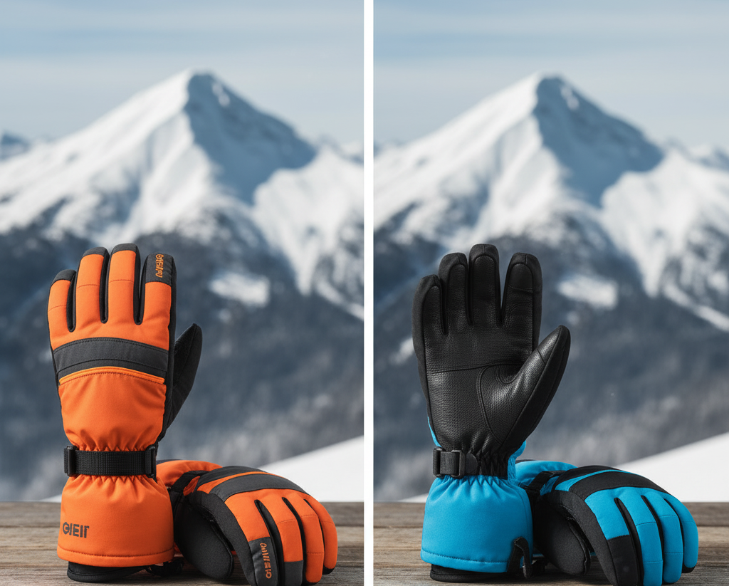 carrying a spare pair of ski gloves for long ski days