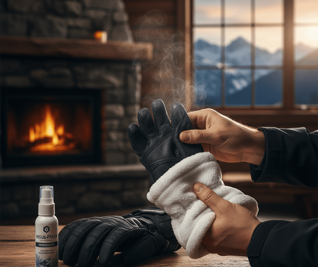 Replace worn glove liners to maintain ski glove insulation and warmth