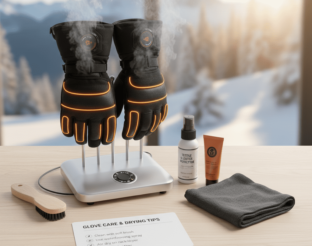 Glove care and drying tips