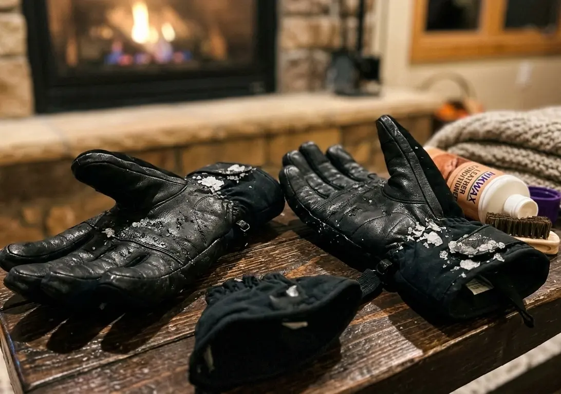 ski glove care tips to keep gloves warm