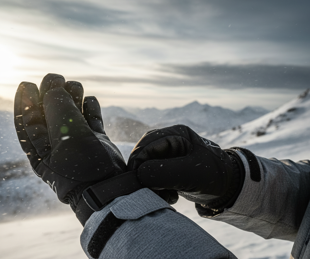 Sealing windproof glove cuff.