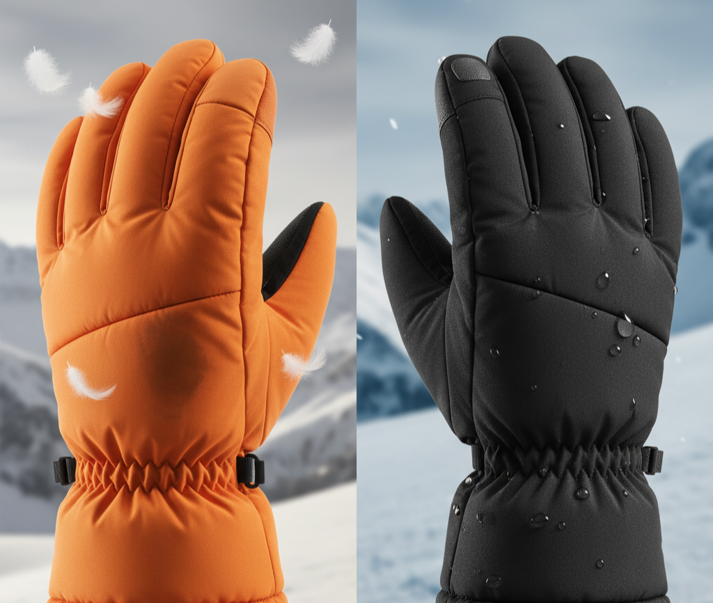 Down vs synthetic insulation.