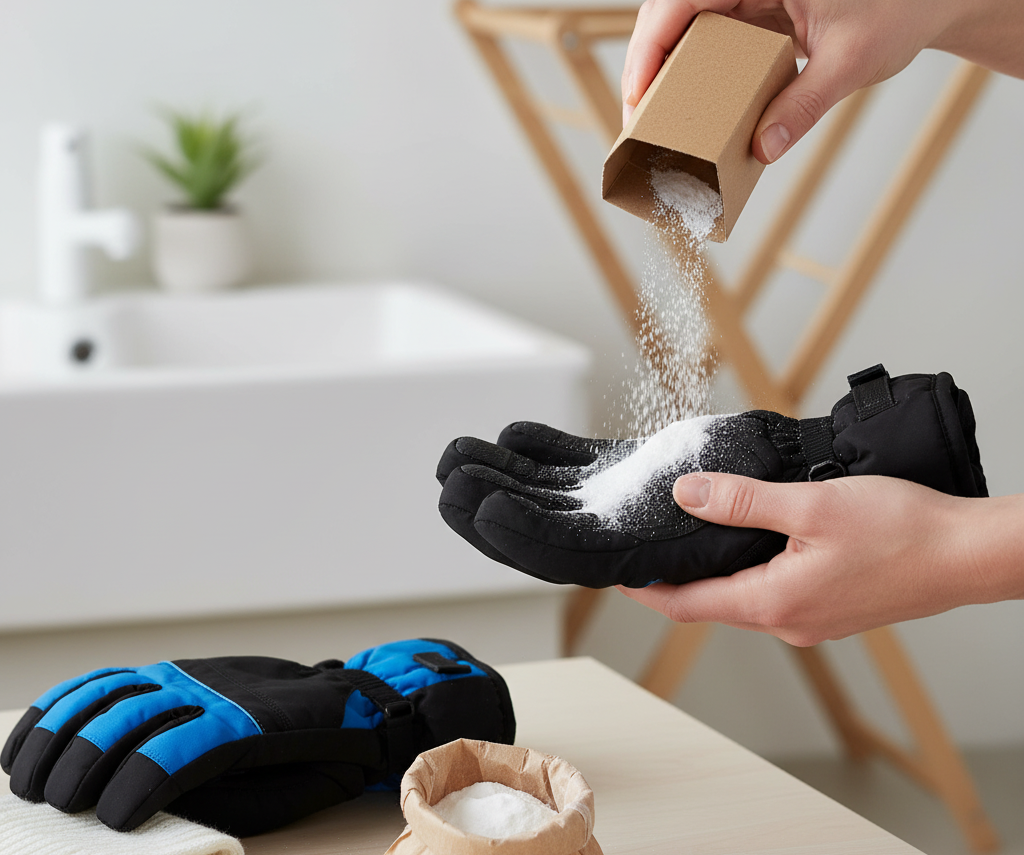 7 Proven Ways How to Store Ski Gloves Off-Season (Keep Them Like New!) "Using baking soda to deodorize gloves"