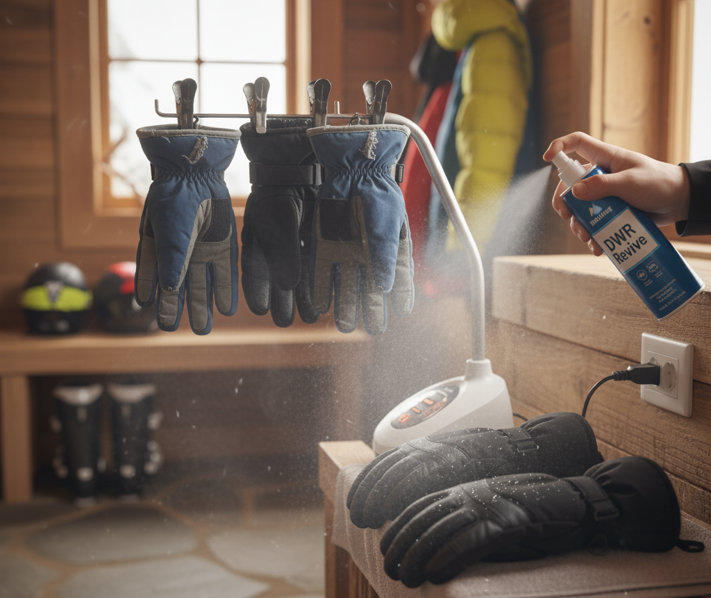 Proper care for waterproof ski gloves extends lifespan and performance
