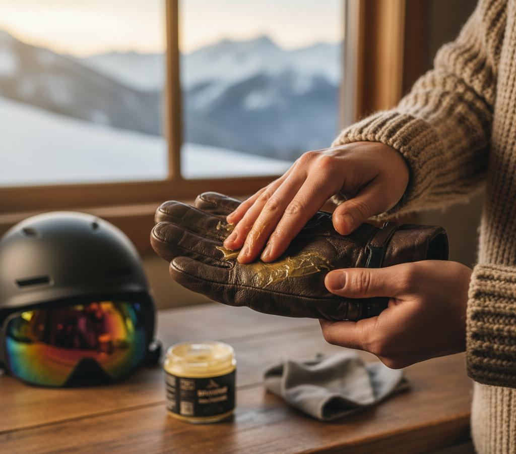 Make Ski Gloves Soft and Flexible