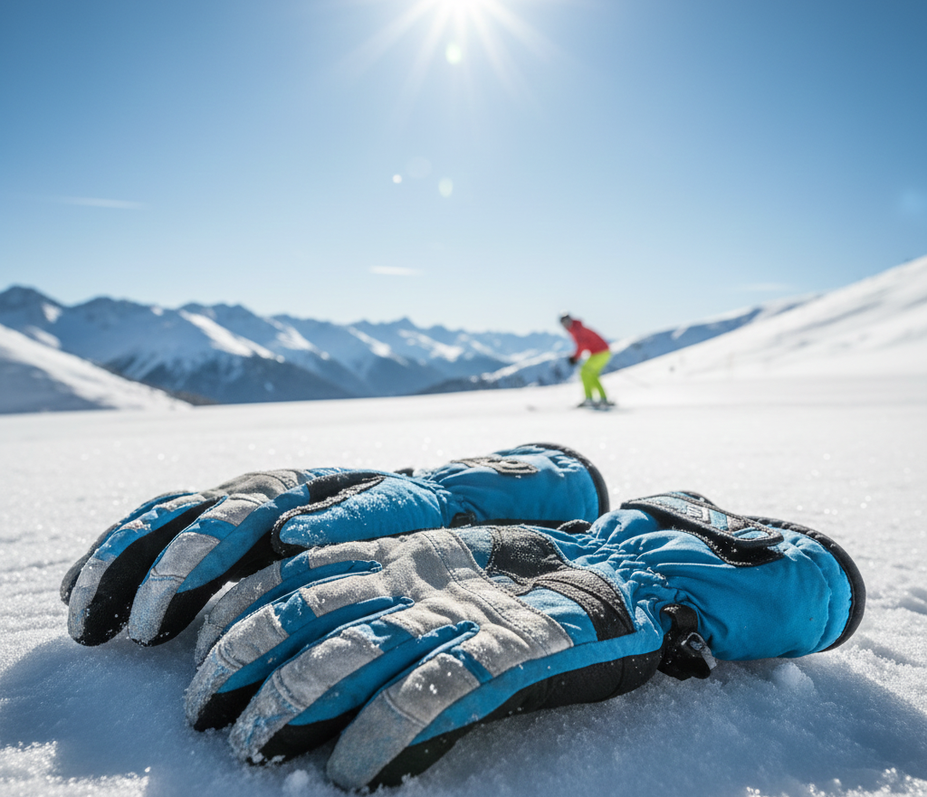 Why ski gloves fade on slopes