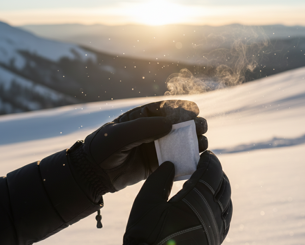 sing hand warmers to prevent numb fingers skiing