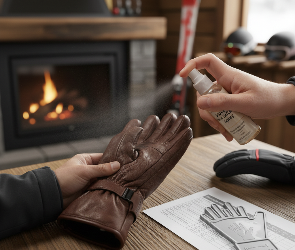 Fixing tight ski gloves without buying new ones