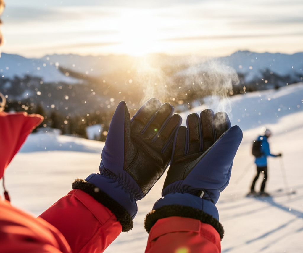 how to avoid numb fingers while skiing