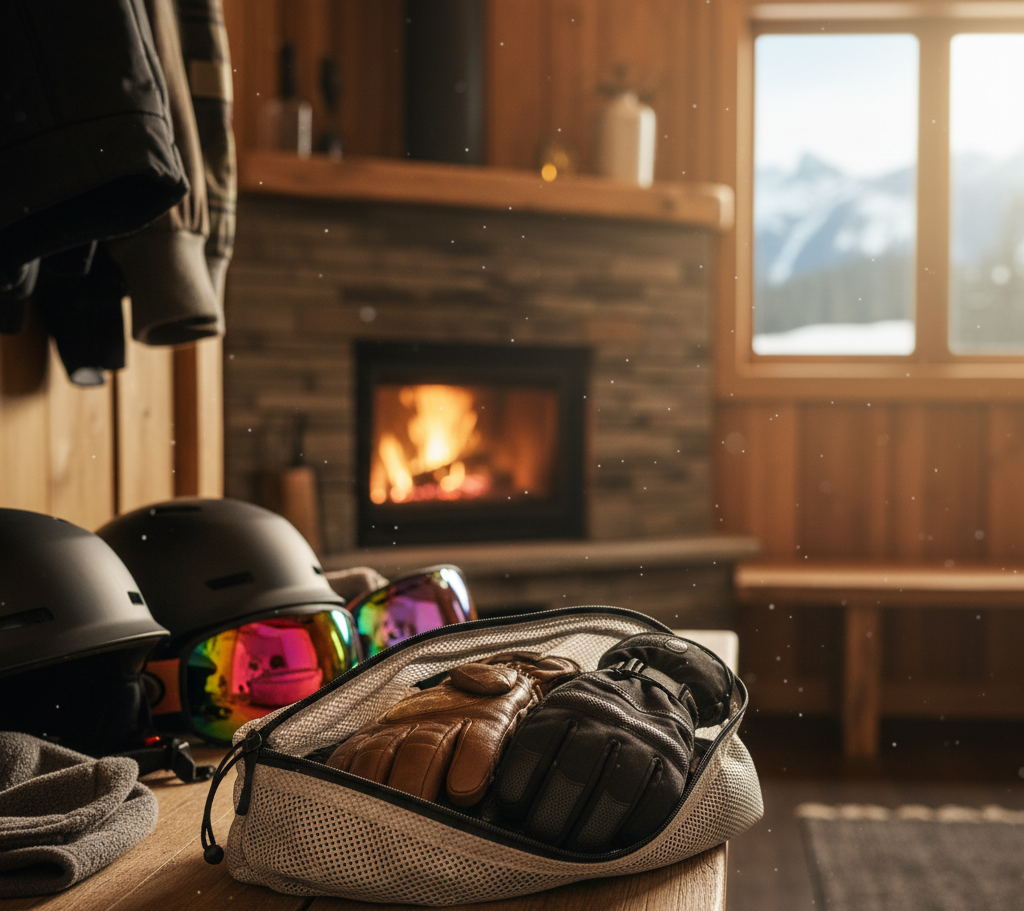 store ski gloves properly to stay soft