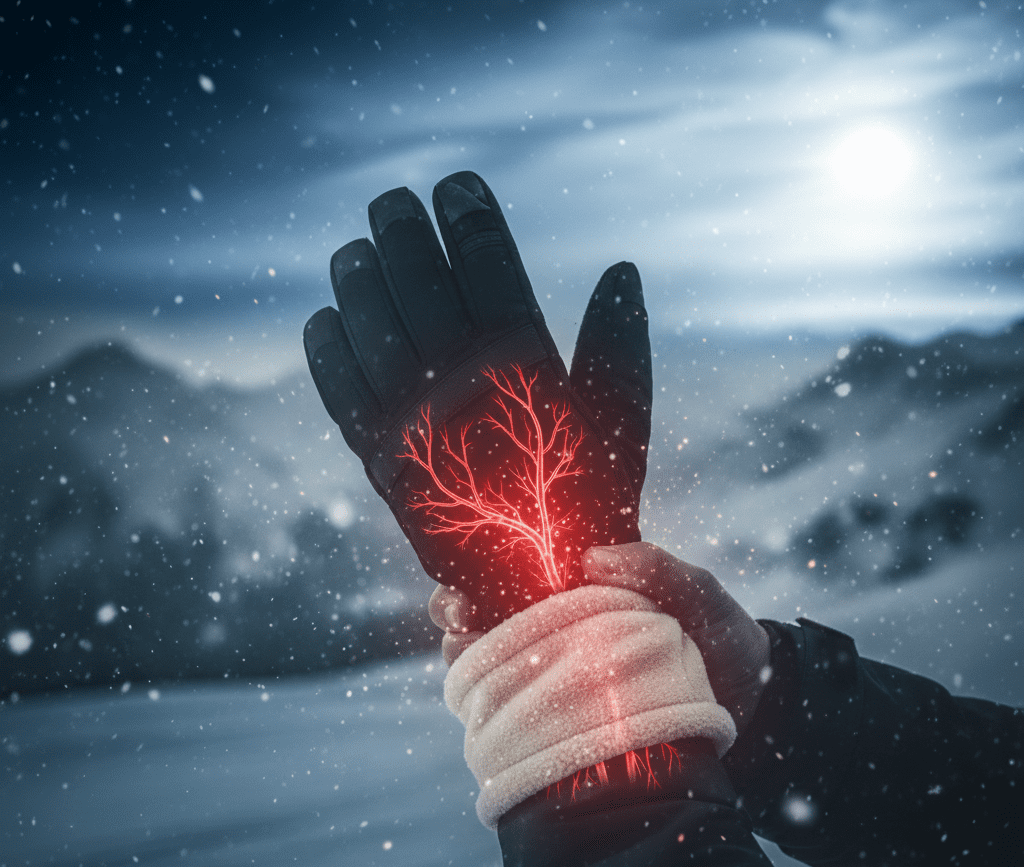 ski glove liners causing tight fit circulation issues