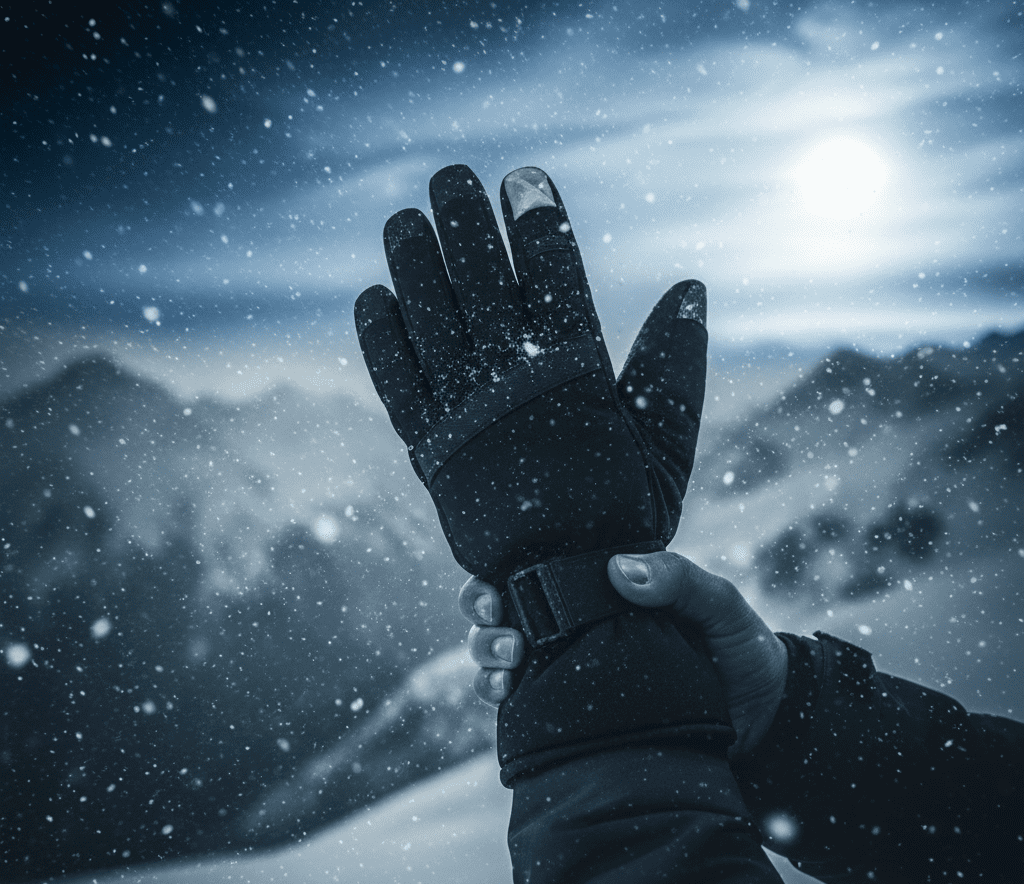 ski gloves cutting off circulation at wrist