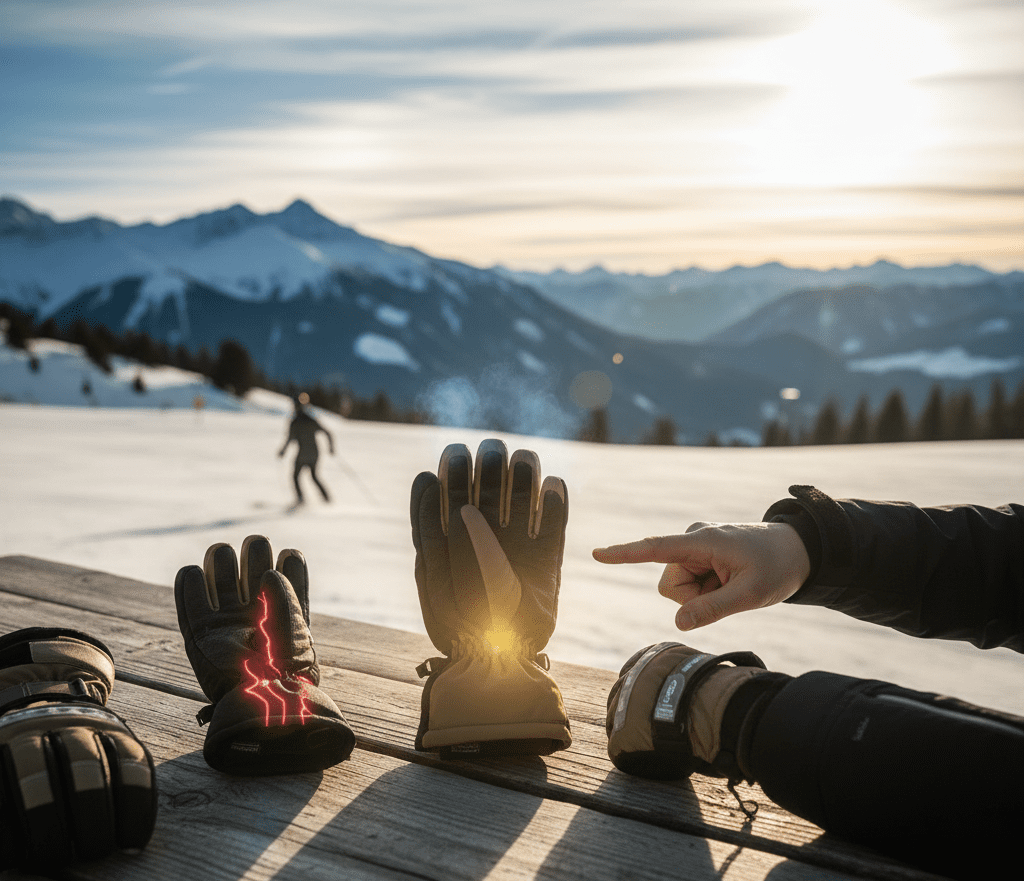 how to choose the right ski glove size guide