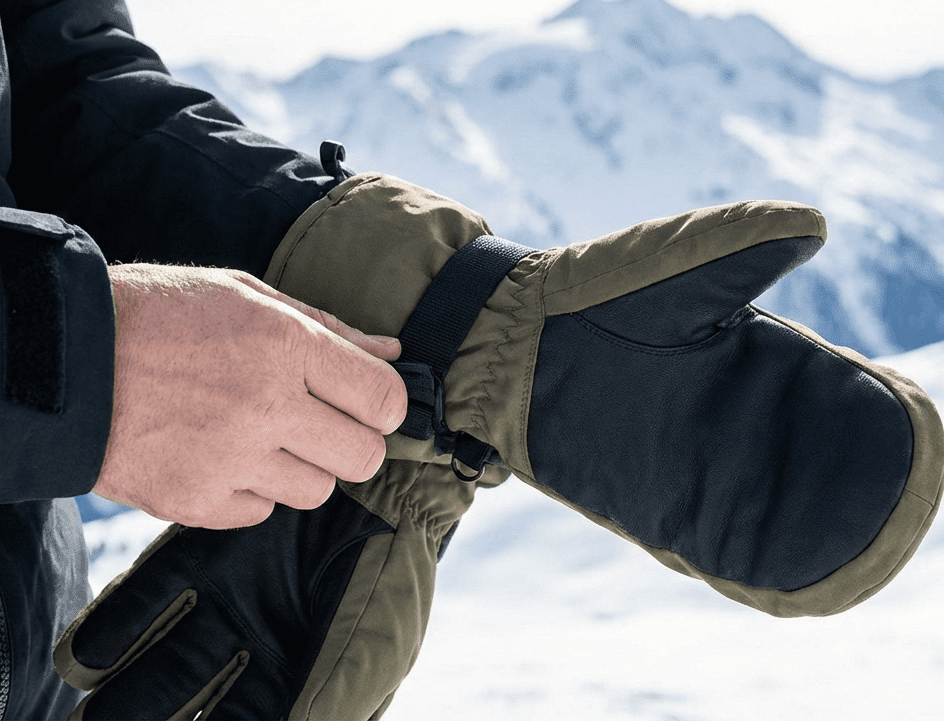 How to fix loose ski gloves on hands