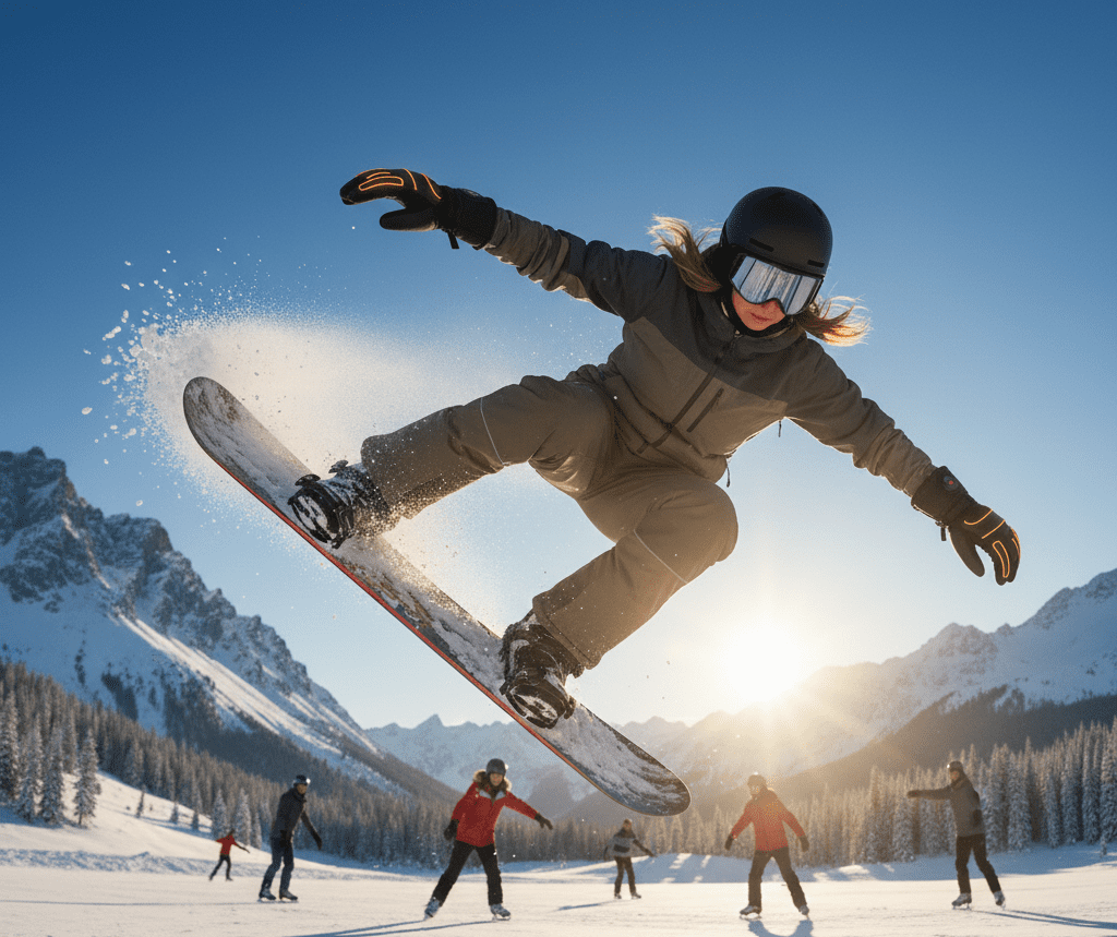 Ski gloves work for other winter sports