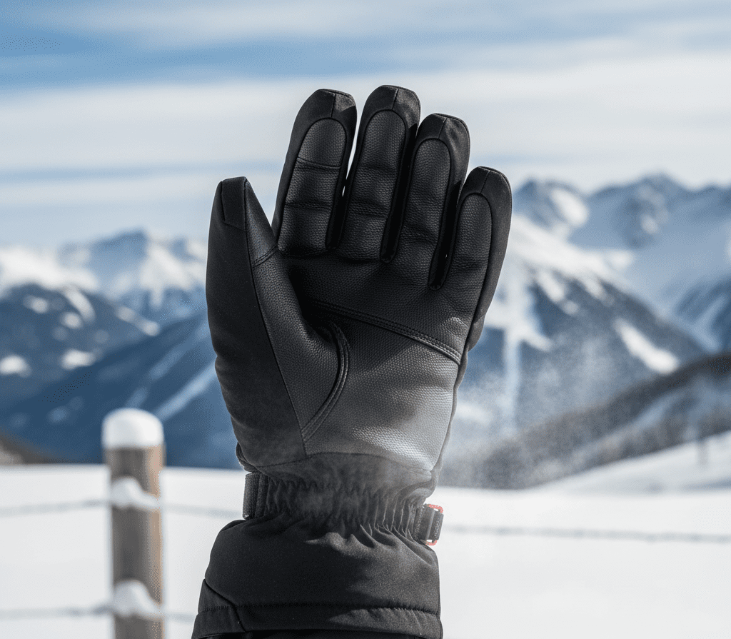 Ski gloves losing heat through tight fit