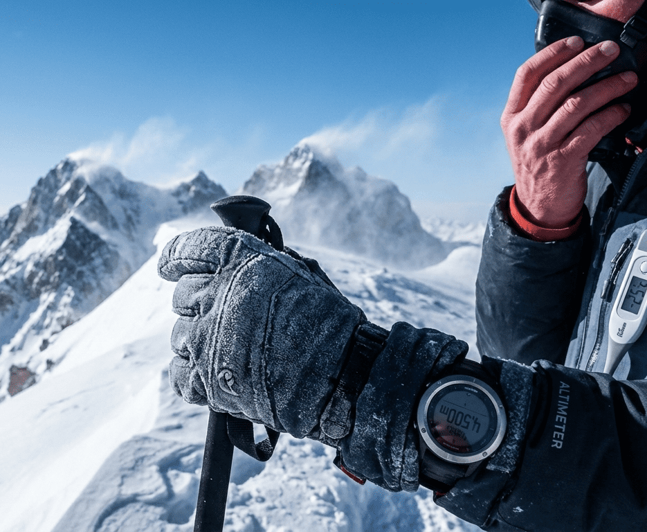 how altitude affects ski glove performance in cold windy conditions
