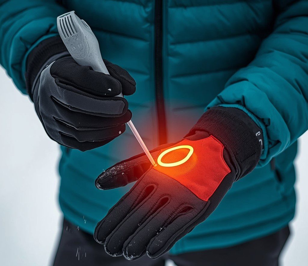 how to stop heat loss in ski gloves by sealing wrist and insulation