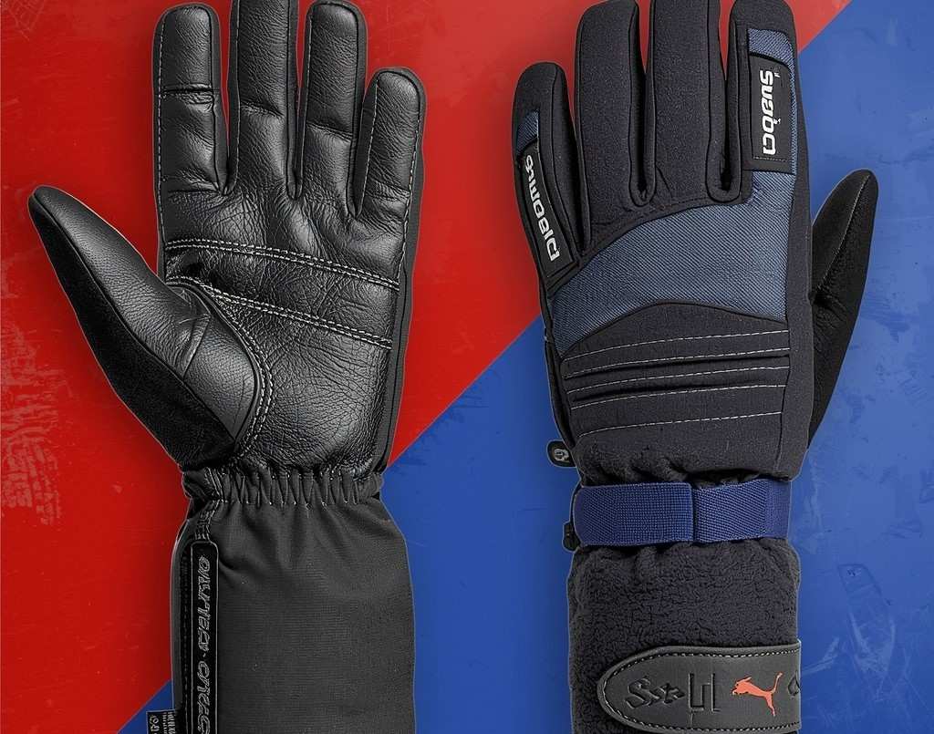 Comparing the best ski glove shell materials: leather and synthetic.