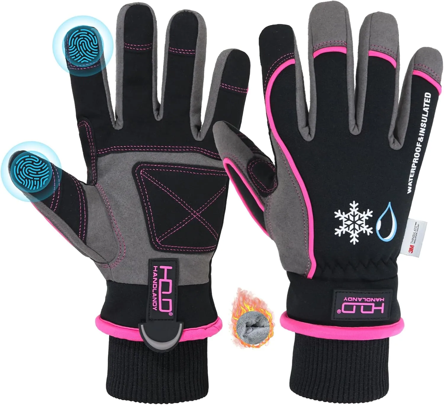 HANDLANDY Winter Work Gloves