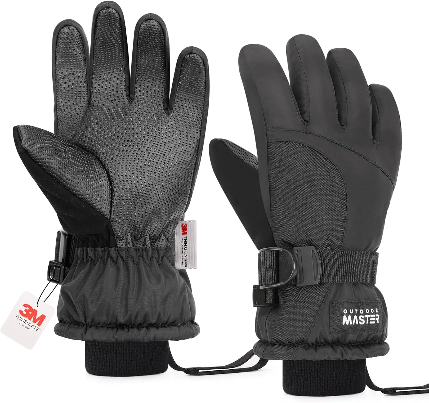 OutdoorMaster Kids Ski Snow Gloves
