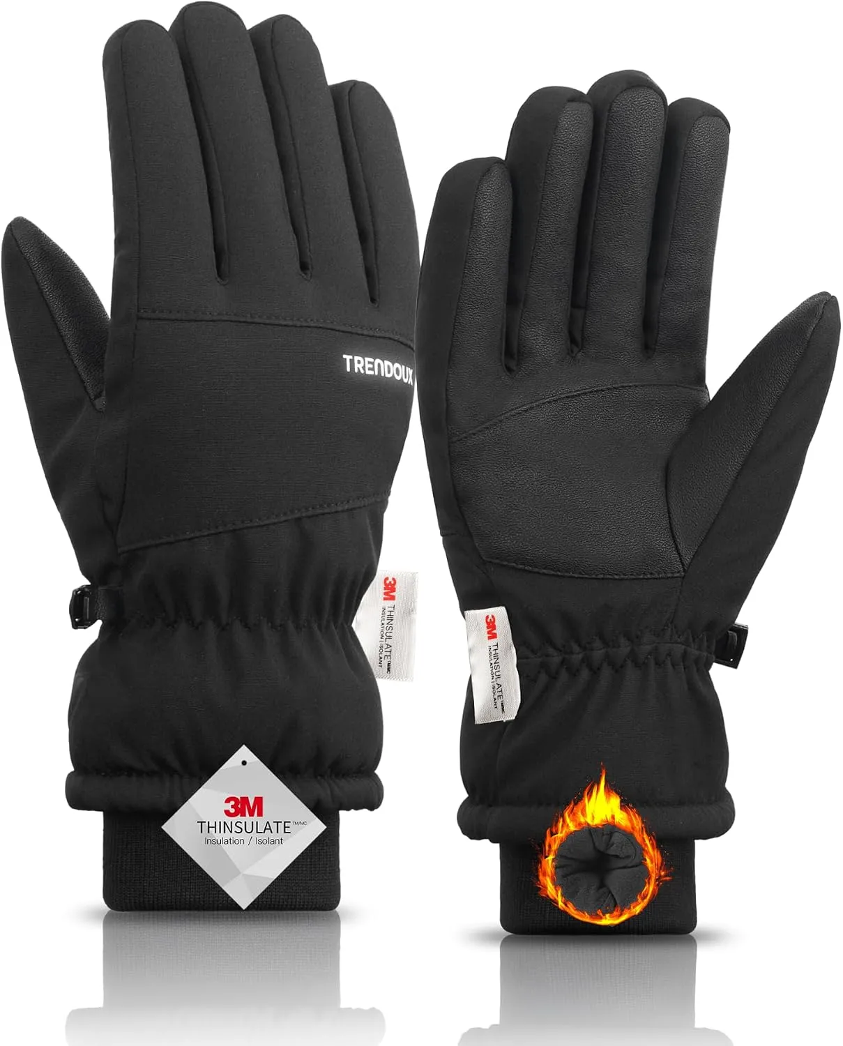 TRENDOUX Kids Winter Ski Gloves